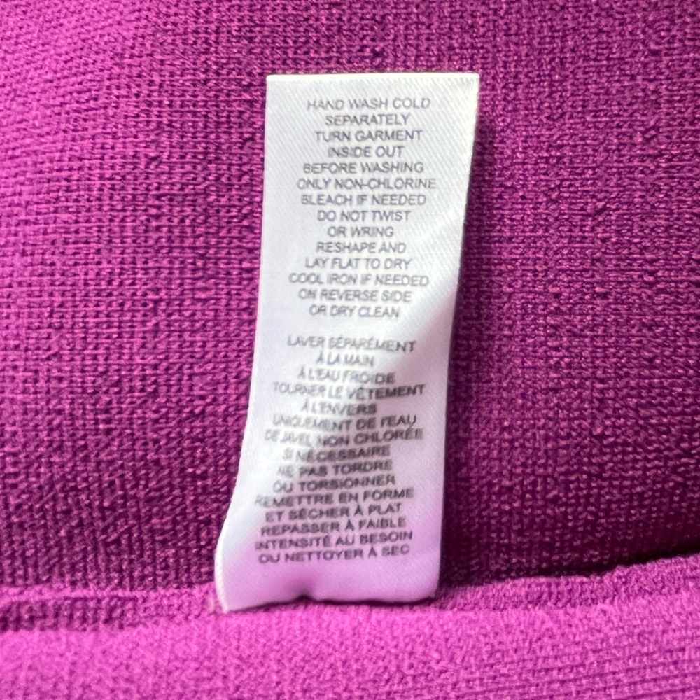 House of Harlow 1960 Purple Sheer Sleeve Blouse - Picture 10 of 10